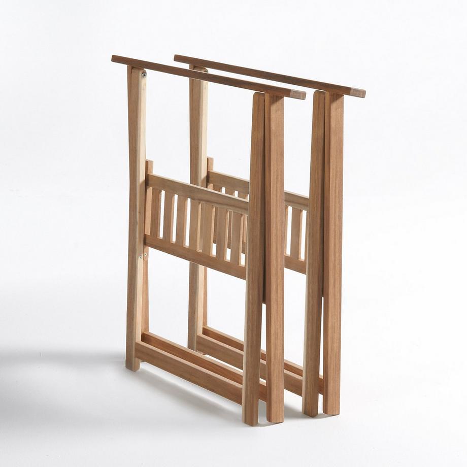 La Redoute Intérieurs Lot de 2 tréteaux acacia  