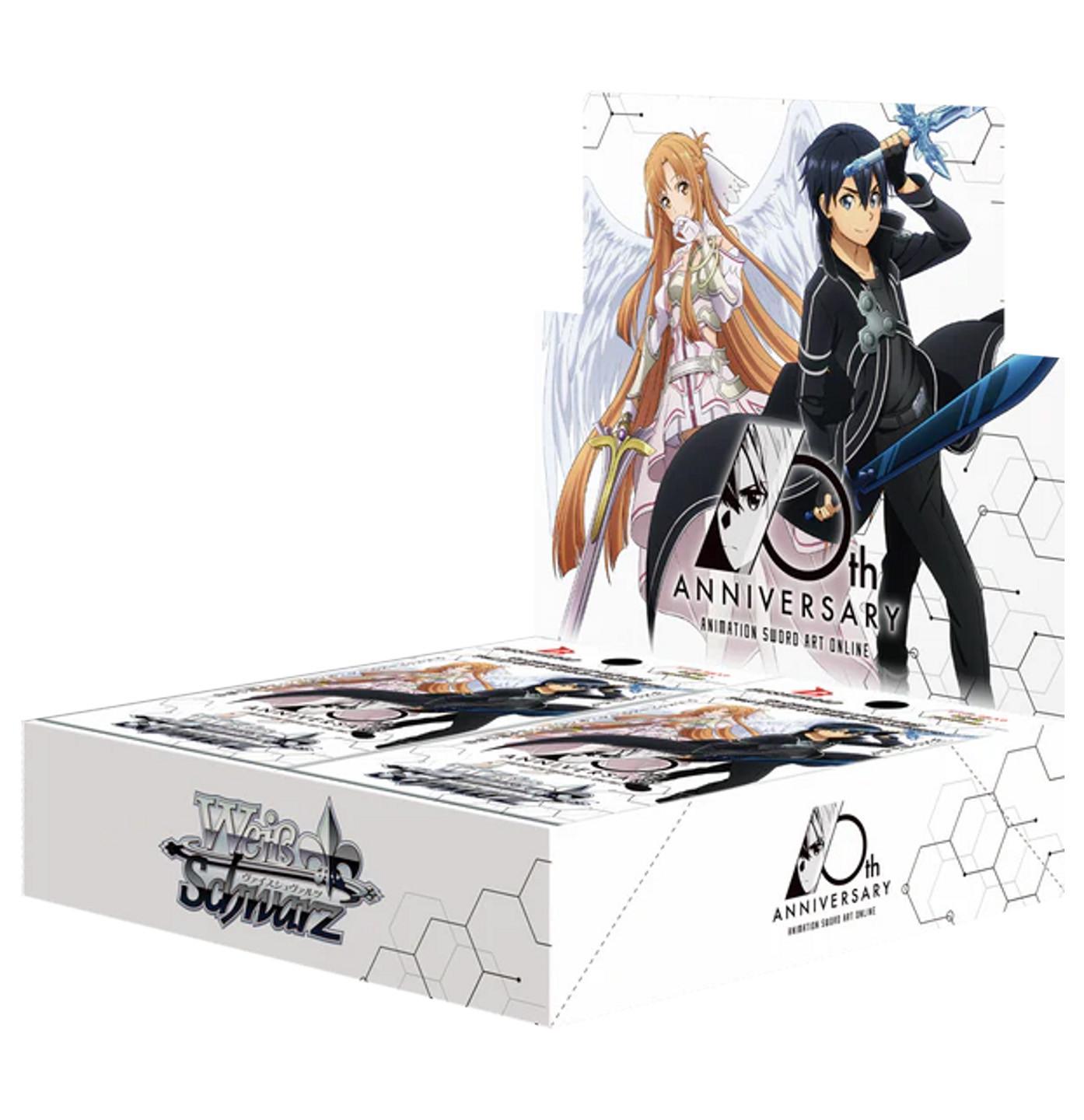 Bushiroad  Sword Art Online 10th Anniversary Booster Display - Weiss Schwarz TCG - EN 