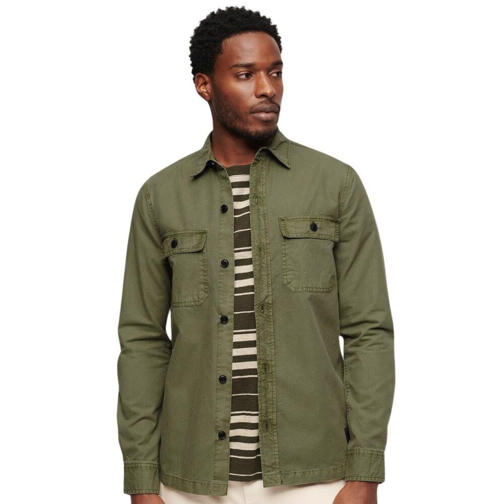 Superdry Militär Langarmhemd  
