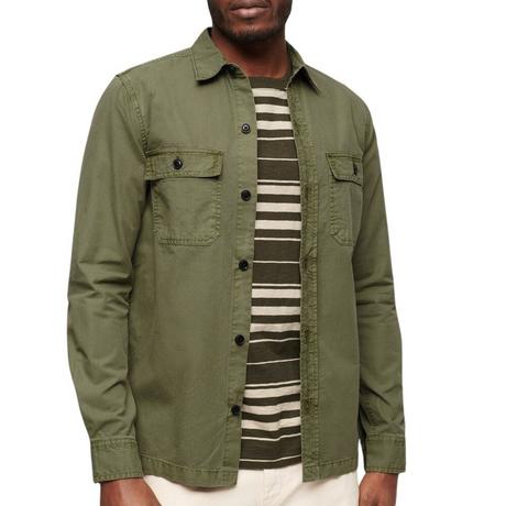 Superdry Militär Langarmhemd  