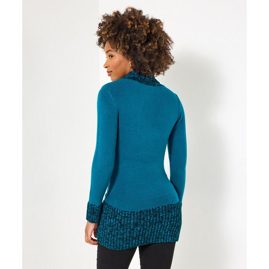 Joe Browns Pull Douillet Col Châle Détails Boutons  