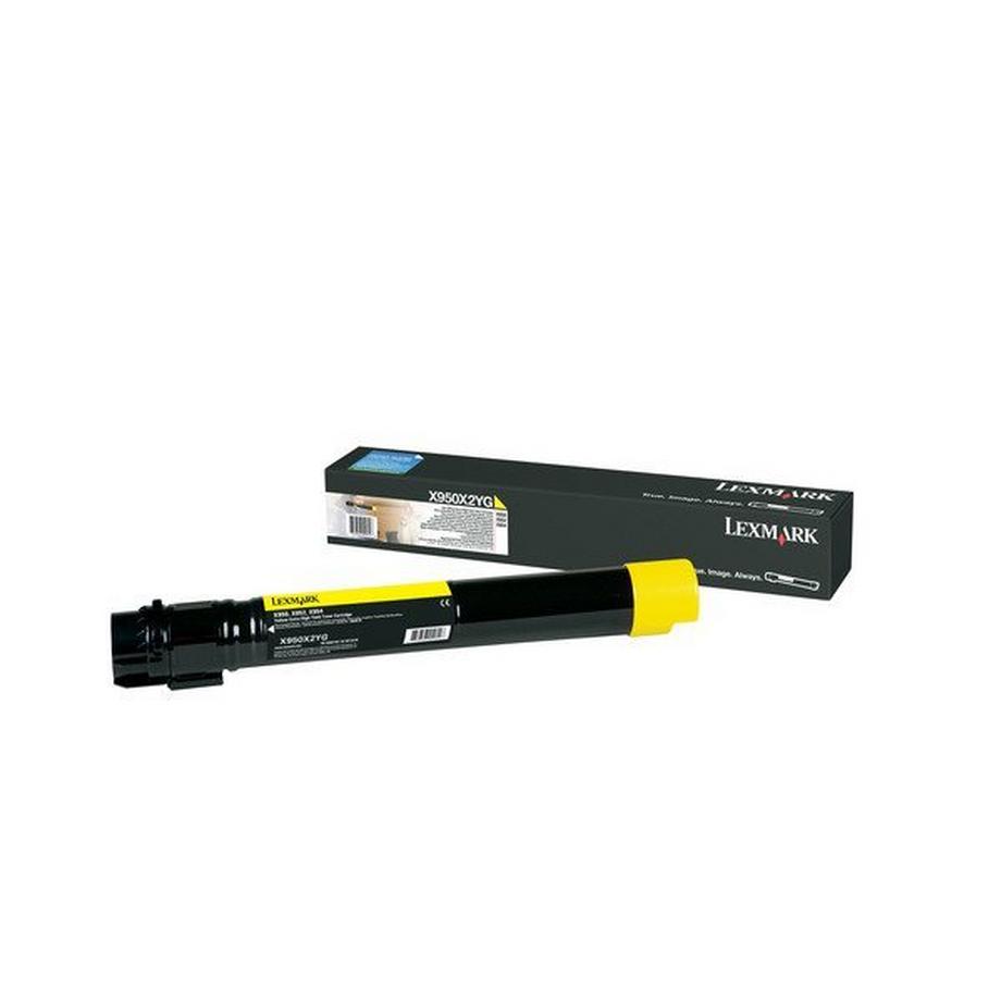 LEXMARK Toner-Modul EHY yellow X950X2YG X950 38'000 Seiten