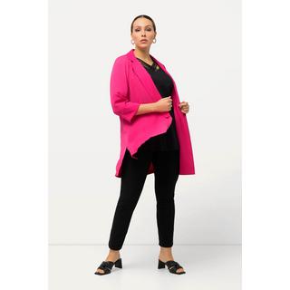 Ulla Popken  Blazer avec col à revers, fermeture à bouton, manches 3/4 