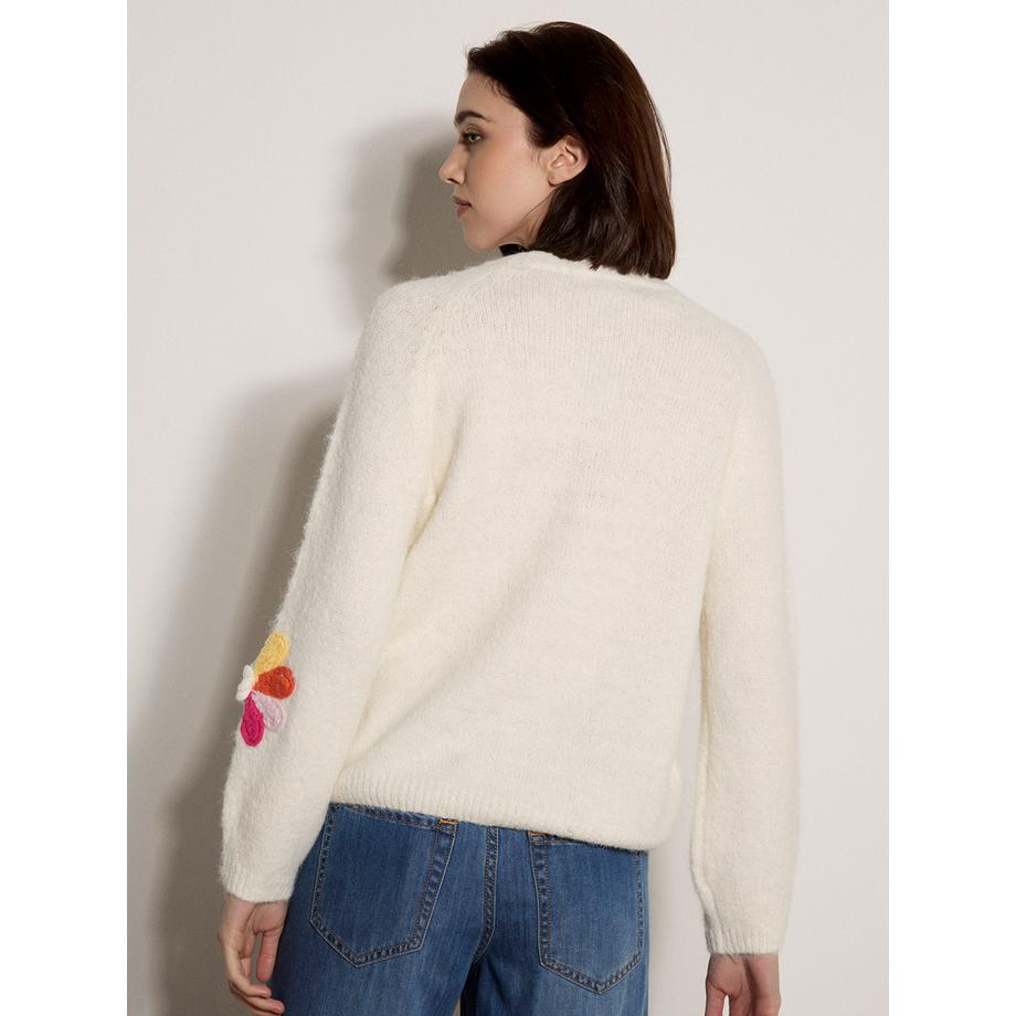 APRICOT Pullover con petali  