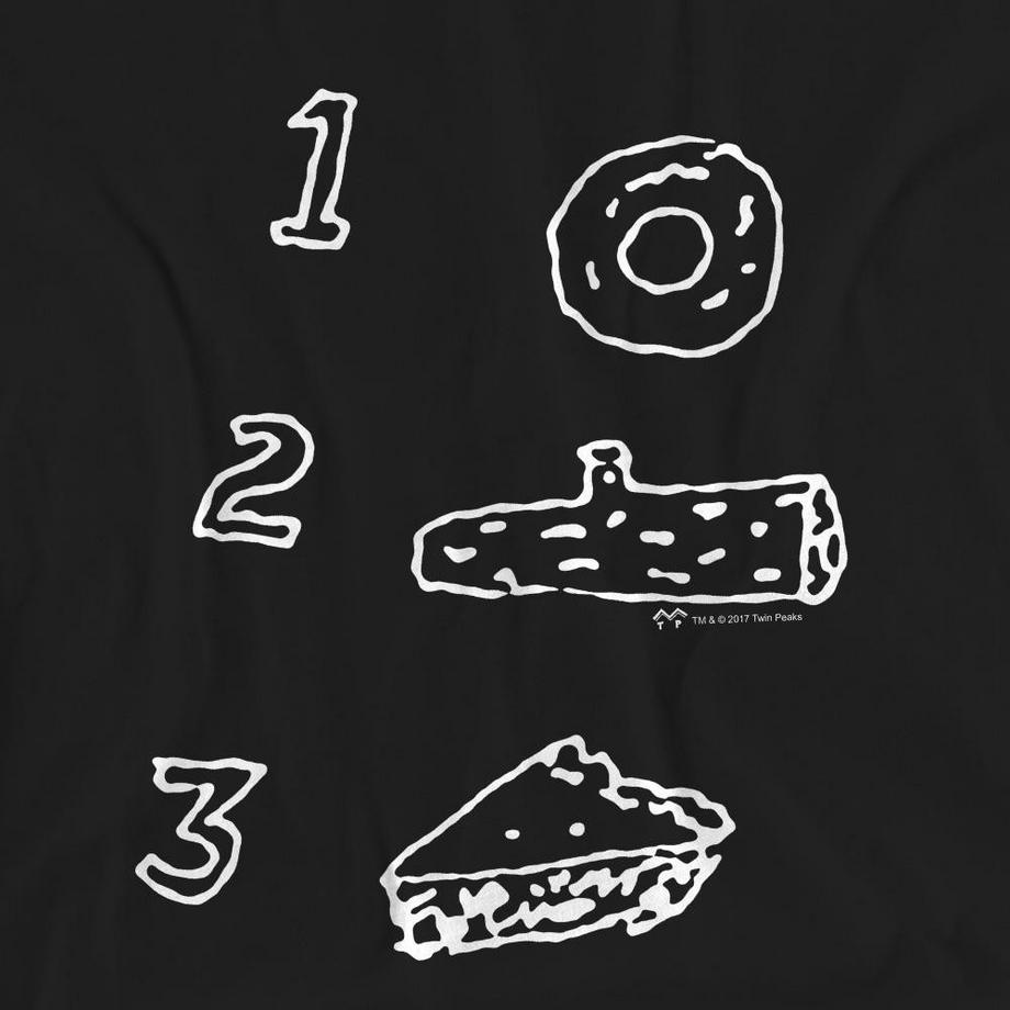 Twin Peaks Pie Log Donut T-Shirt  