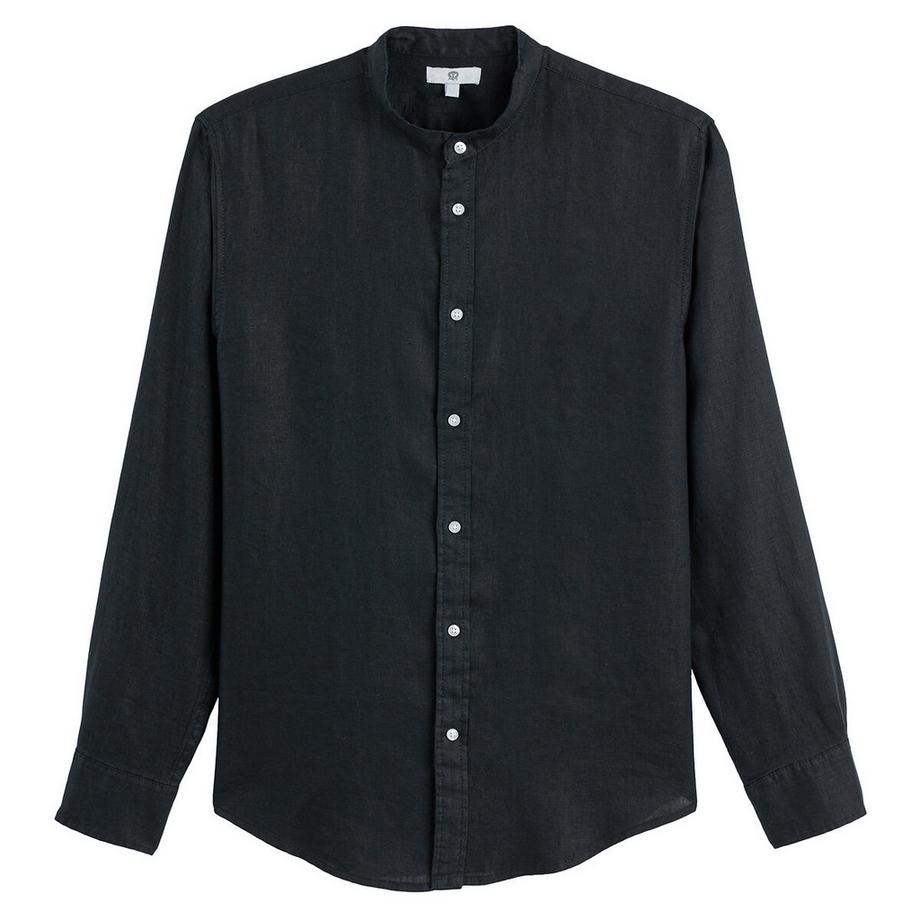 La Redoute Collections Signature Camicia Dritta Lino Collo Coreana  