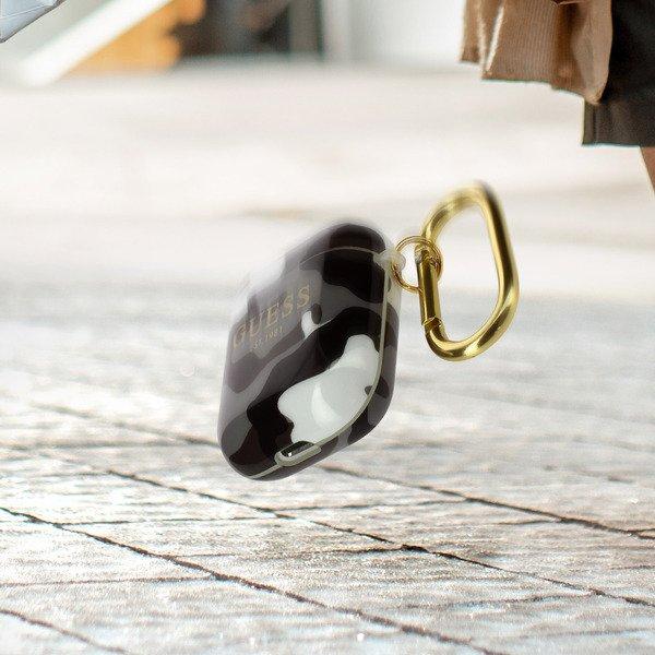 GUESS  Cover AirPods Guess camouflage grigia 