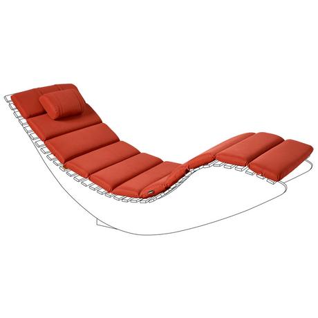 Beliani Coussin de transat extérieur en Polyester Moderne BRESCIA PREMIUM  