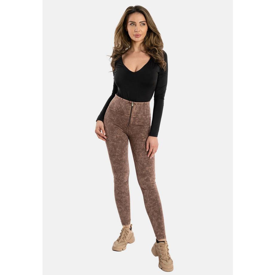 FREDDY WR.UP Shaping Superskinny Pantaloni Vita Alta  