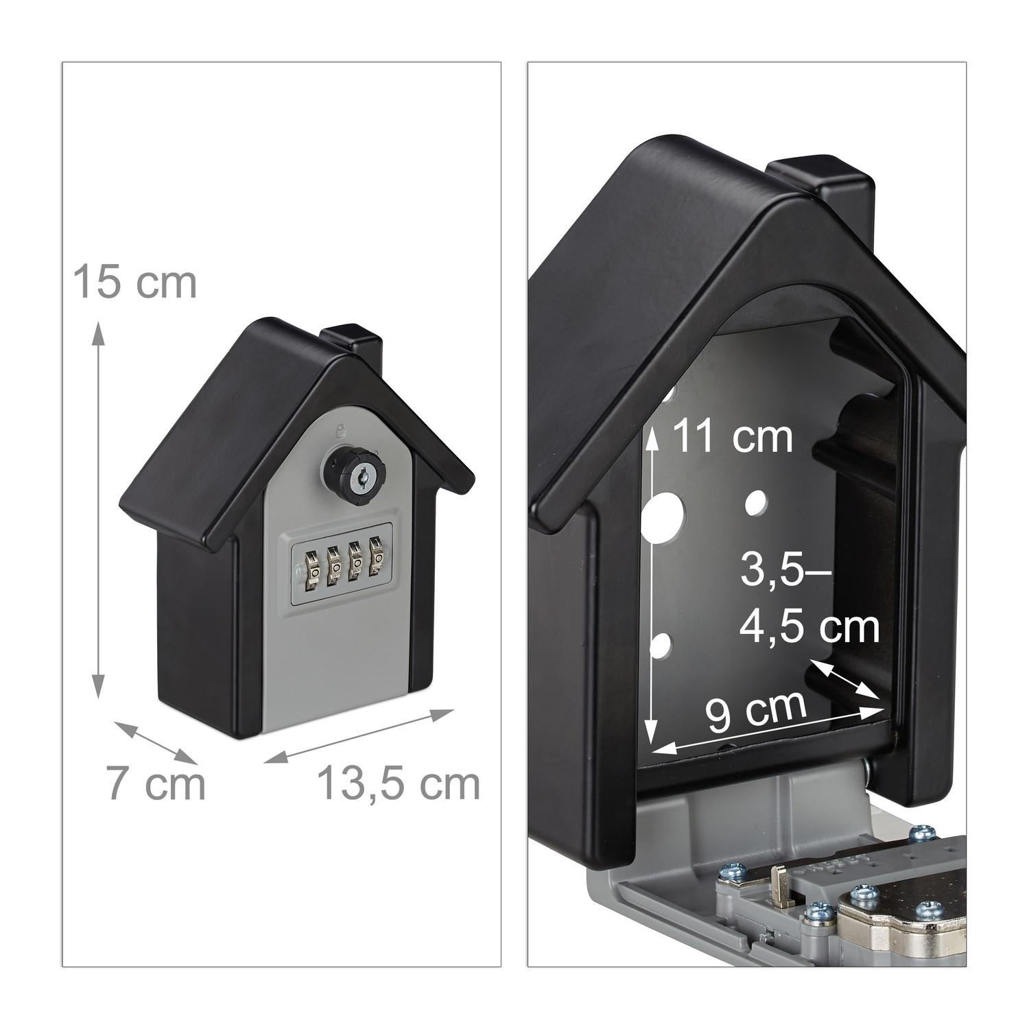 B2X Armadietto portachiavi con serratura a codice a quattro cifre  