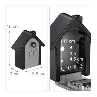B2X Armadietto portachiavi con serratura a codice a quattro cifre  