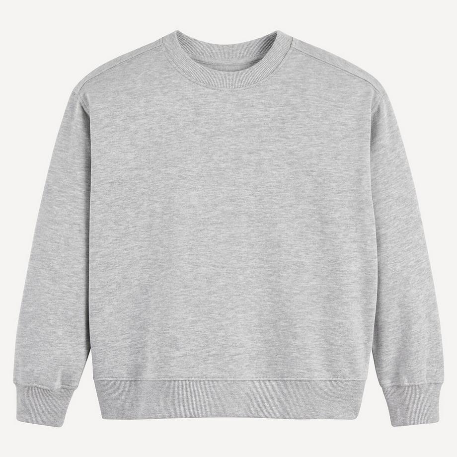 La Redoute Collections  Sweatshirt mit Rundhalsausschnitt 