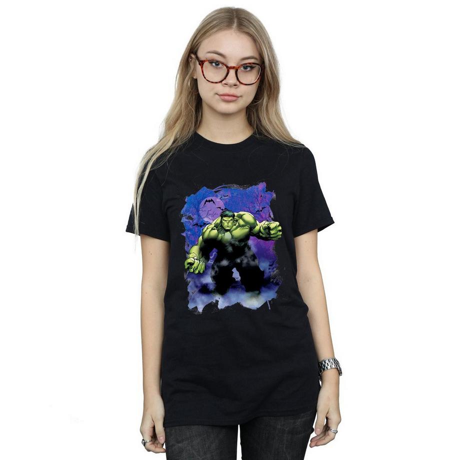 MARVEL Hulk Bedrucktes Boyfriend T-Shirt  