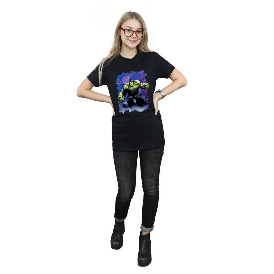 MARVEL Hulk Bedrucktes Boyfriend T-Shirt  