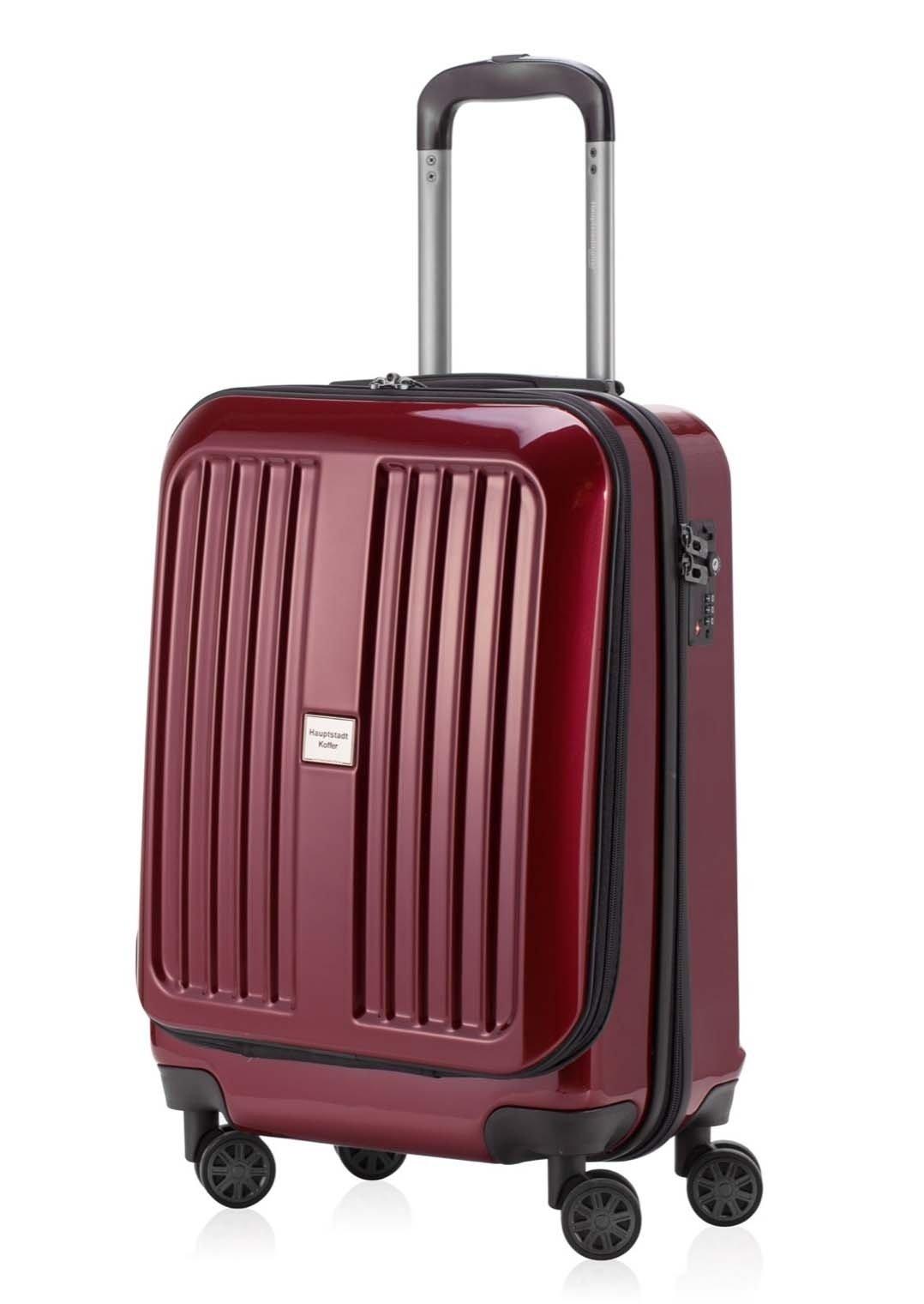 Hauptstadtkoffer ONE SIZE, X-Berg bagage à main rigide avec TSA surface mate bordeaux  