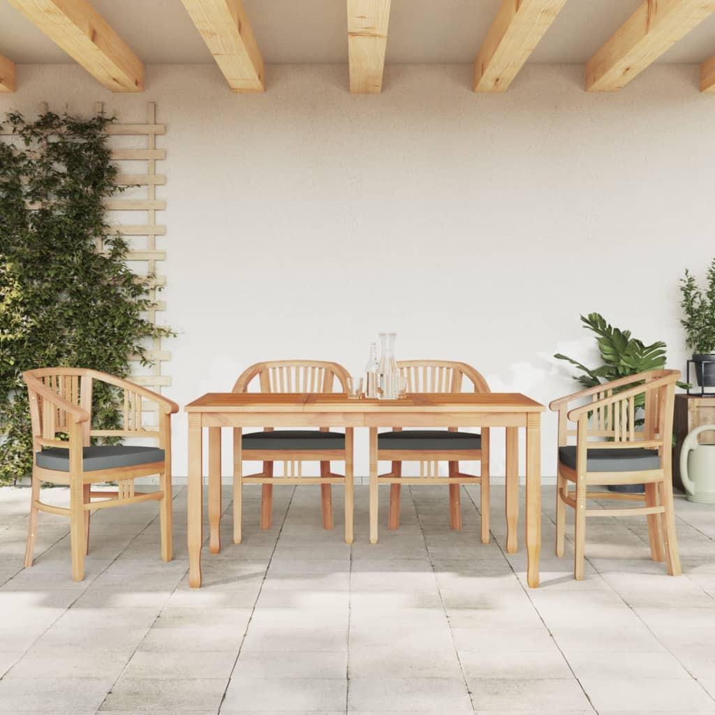 VidaXL set da pranzo da giardino Legno  