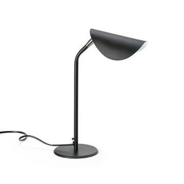 Lampe à poser métal noir mat