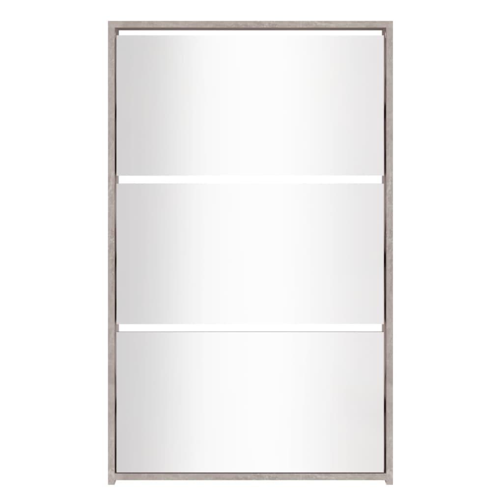 VidaXL Armoire à chaussures bois d'ingénierie  