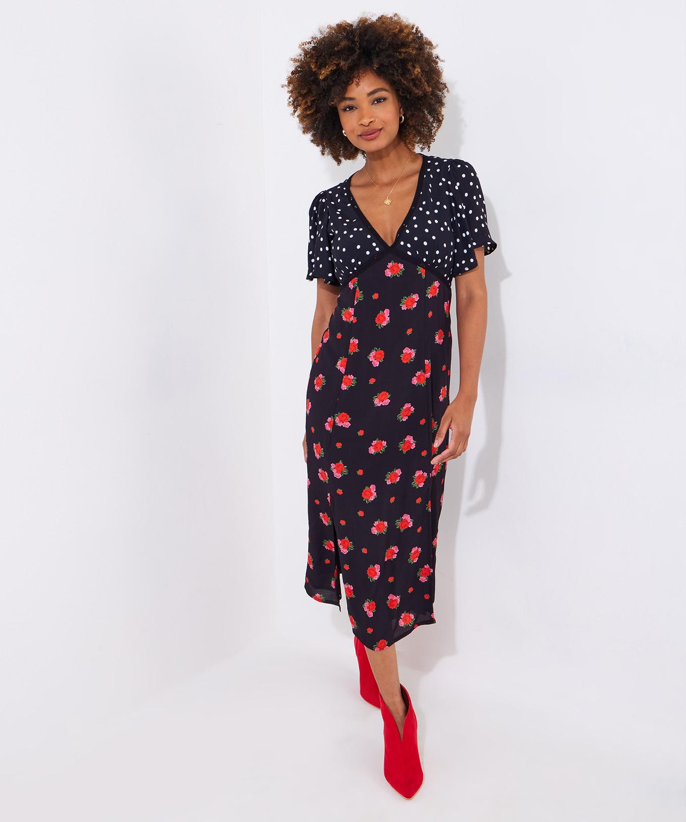 Joe Browns  Midikleid mit Polka-Dot-Spitze 