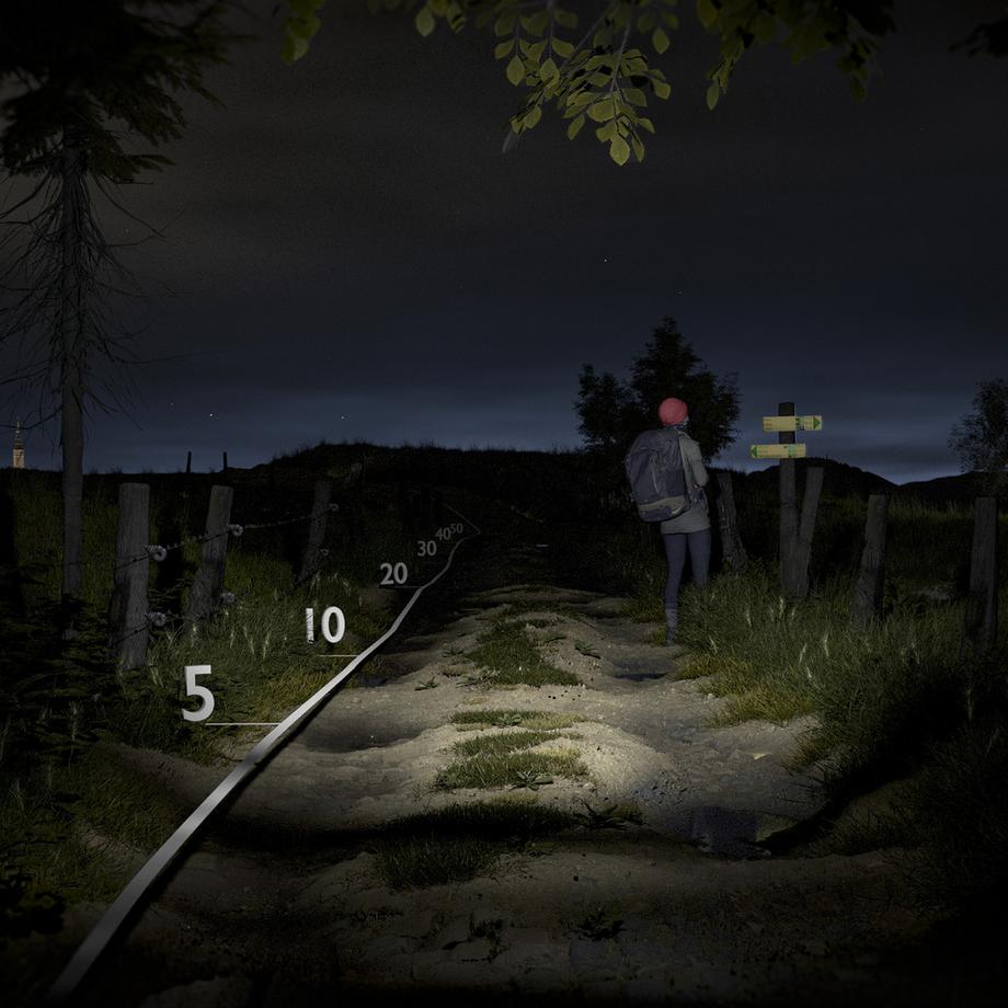 FORCLAZ  Lampada frontale ricaricabile USB 120 lm 