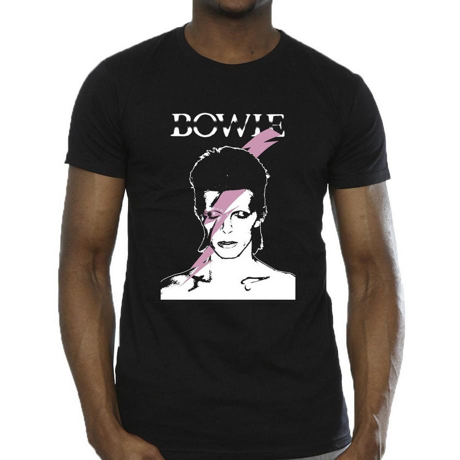 David Bowie Aladdin Sane T-Shirt Stampata  
