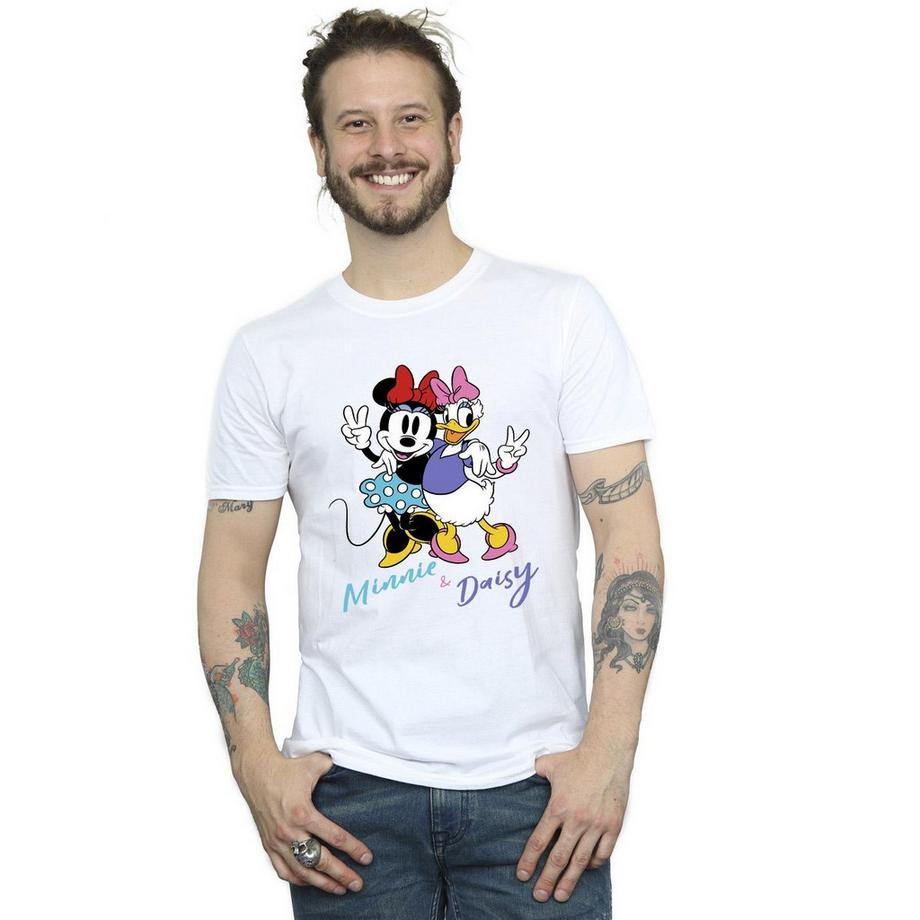 Disney Minnie et Daisy T-Shirt Manches Courtes  