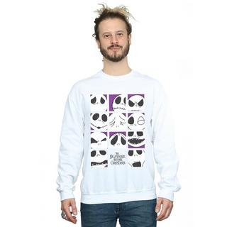 Disney Nightmare Before Christmas Many Faces Of Jack Sweatshirt  
