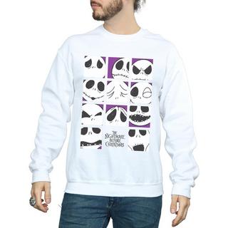 Disney Nightmare Before Christmas Many Faces Of Jack Sweatshirt  