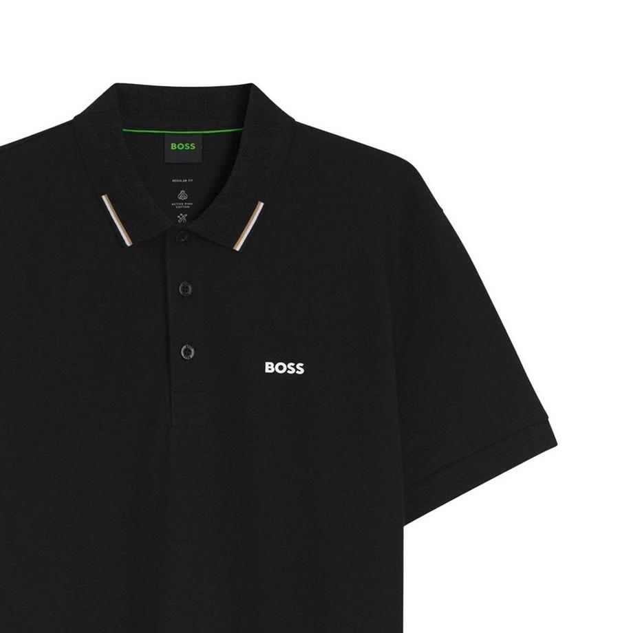 BOSS Maglietta Polo Regular Fit a Strisce e Logo  