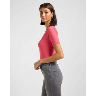 Lee T-Shirt Henley Manches Courtes  