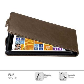 Cadorabo  Housse compatible avec Nokia Lumia 830 - Coque de protection au design flip avec fermeture magnétique 