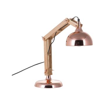Lampe de bureau en Bois d'hévéa Moderne SALADO