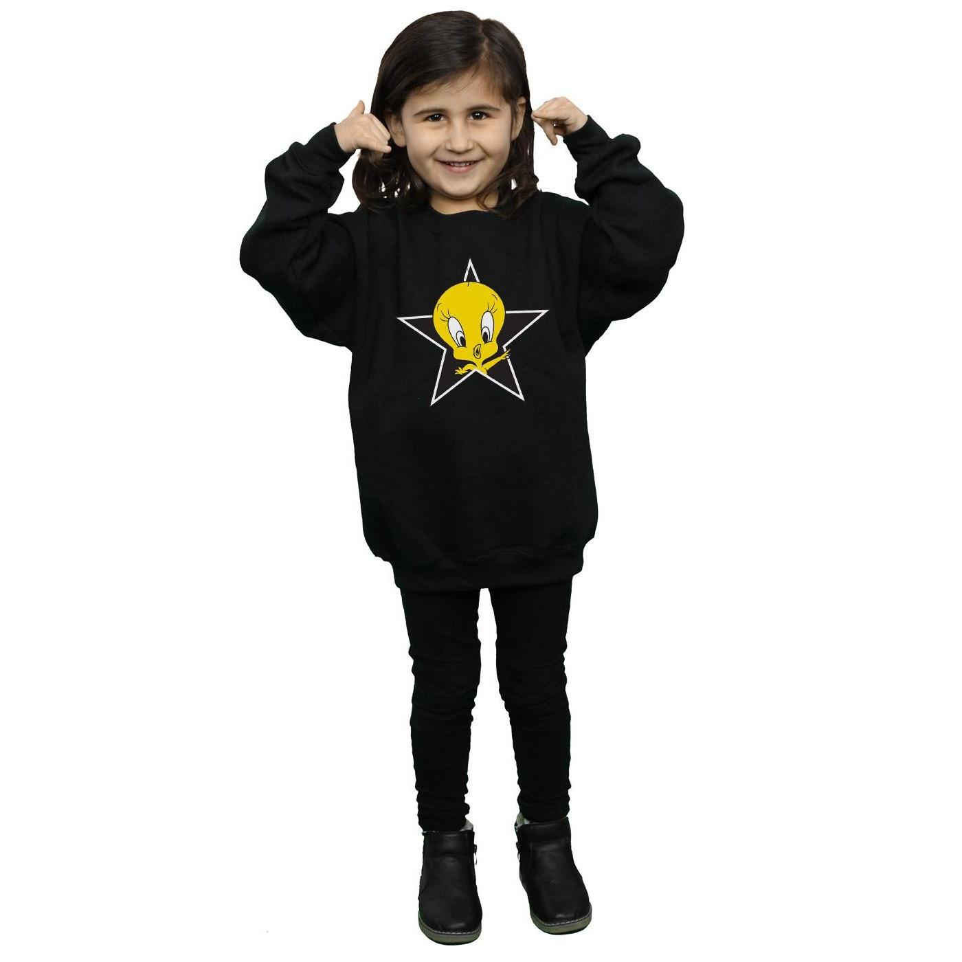 LOONEY TUNES  Tweety Pie Star Sweatshirt 