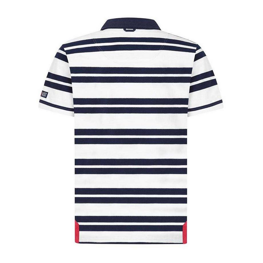 Lazy Jacks Polo Rugby Rayé Manches Courtes  