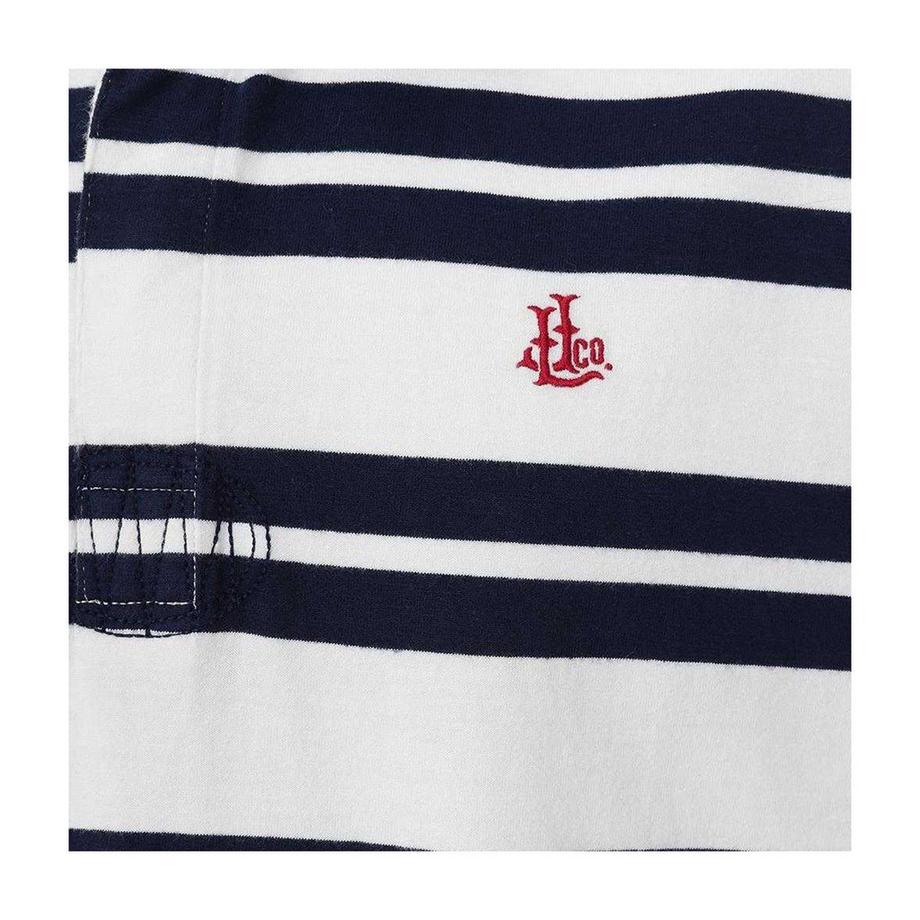 Lazy Jacks Polo Rugby Rayé Manches Courtes  
