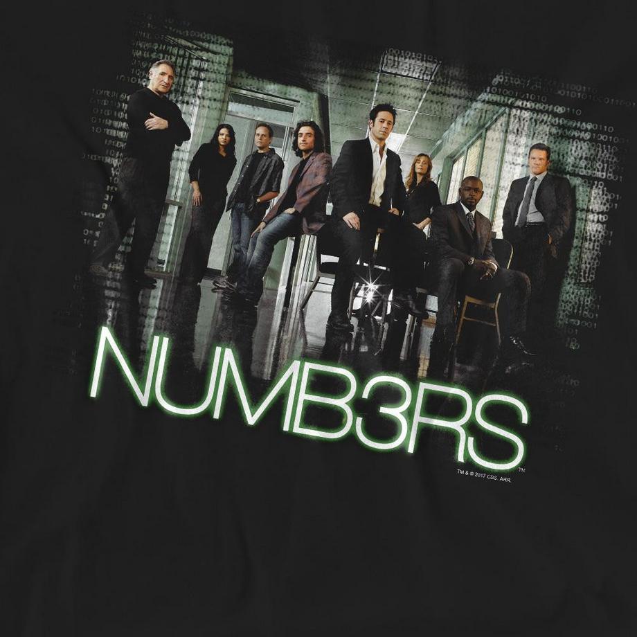 Paramount Pictures T-Shirt con Stampa Grafica Numb3rs  