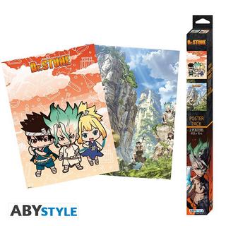 Abystyle  Poster - Pack de 2 - Dr. Stone - Arworks 