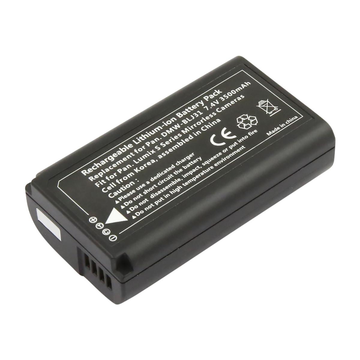 Avizar  Batteria per Panasonic DMW-BLJ31E Fotocamera Li-ion 7.4V 3500mAh 25.9Wh 