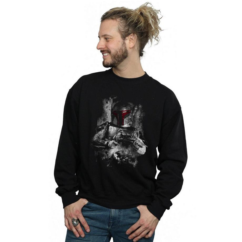 STAR WARS Star Wars Boba Fett Distressed Sweatshirt  