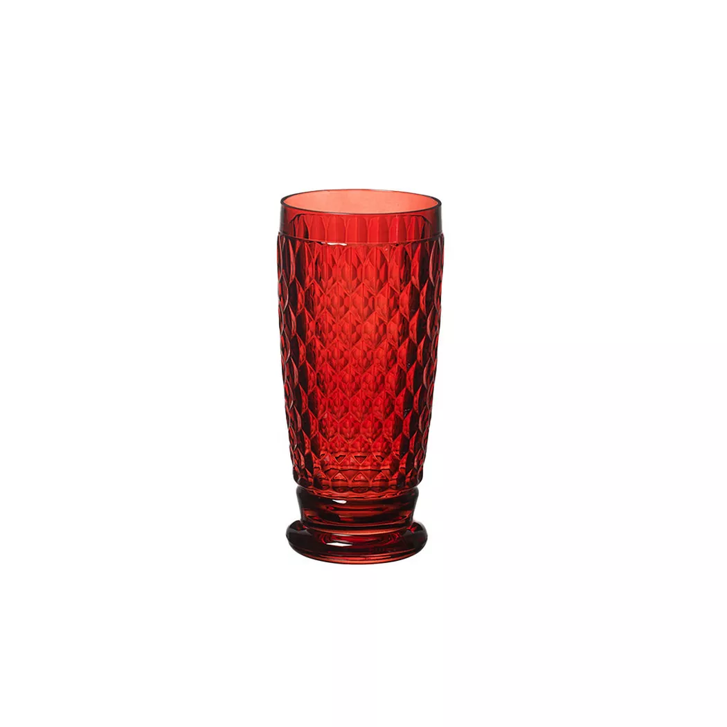 Boston Coloured Bierglas 400 ml rot
