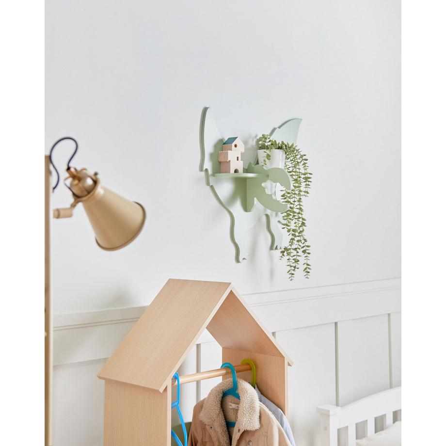 Beliani Scaffale a muro en Fibra a media densità (MDF) Retrò DURANGO  