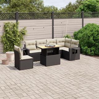 VidaXL set divano da giardino Polirattan  