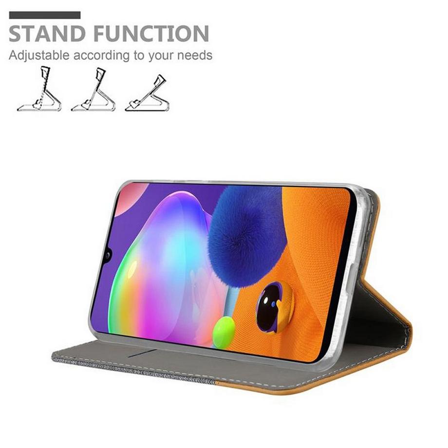 Cadorabo  Hülle für Samsung Galaxy A31 Magnetverschluss, Kartenfach 