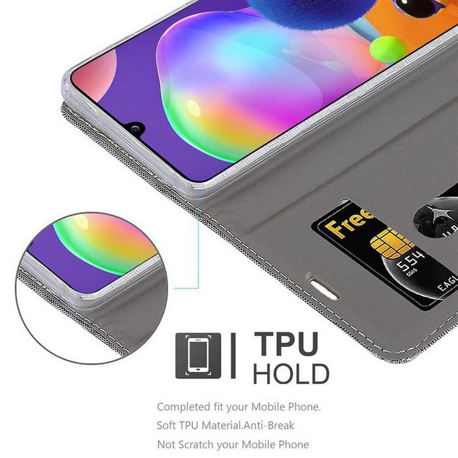 Cadorabo  Hülle für Samsung Galaxy A31 Magnetverschluss, Kartenfach 