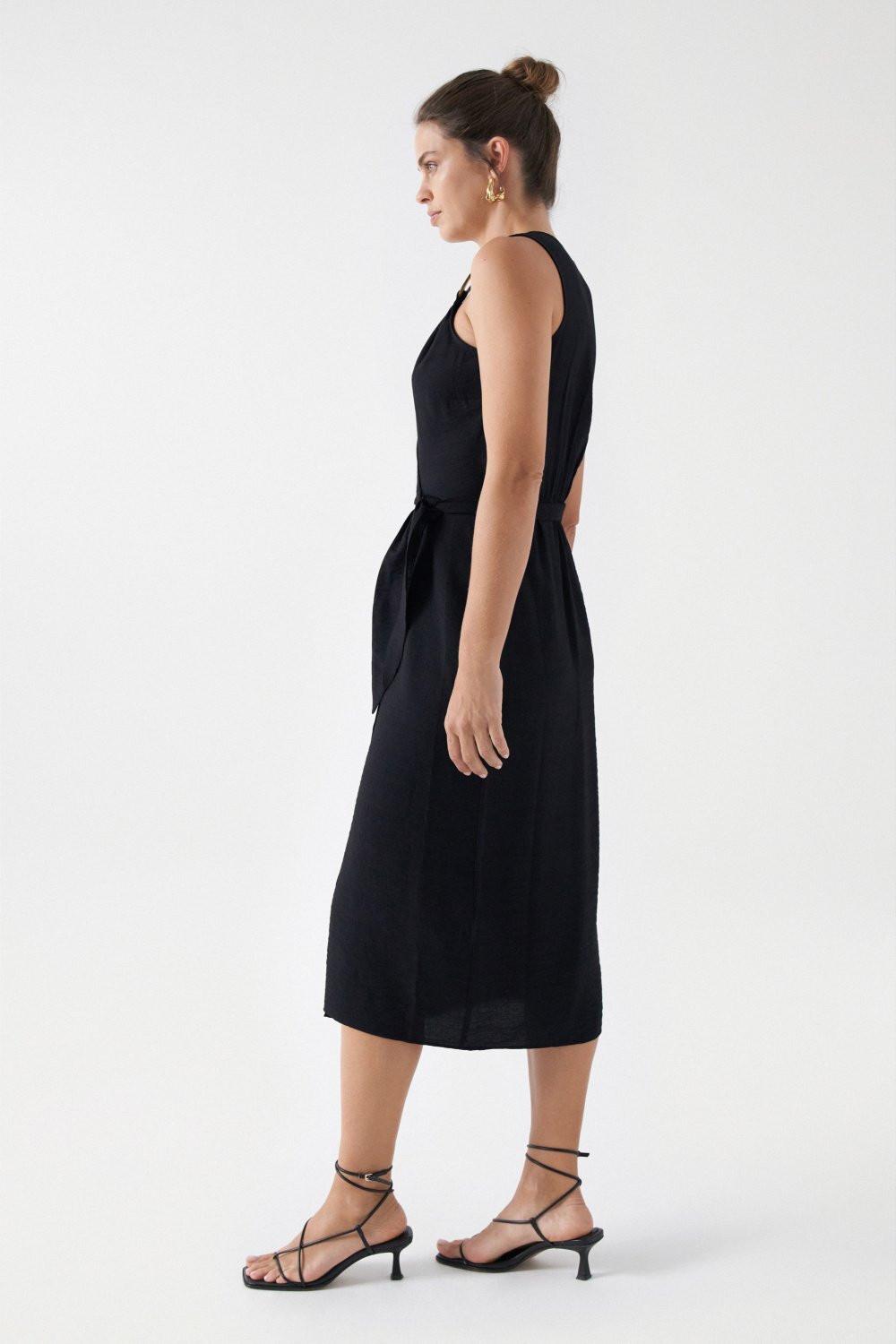 Salsa  Kleider Wrap Midi Dress 