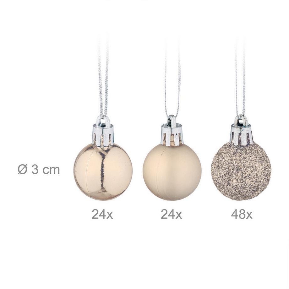 Northix Ensemble de 96 boules de Noël  