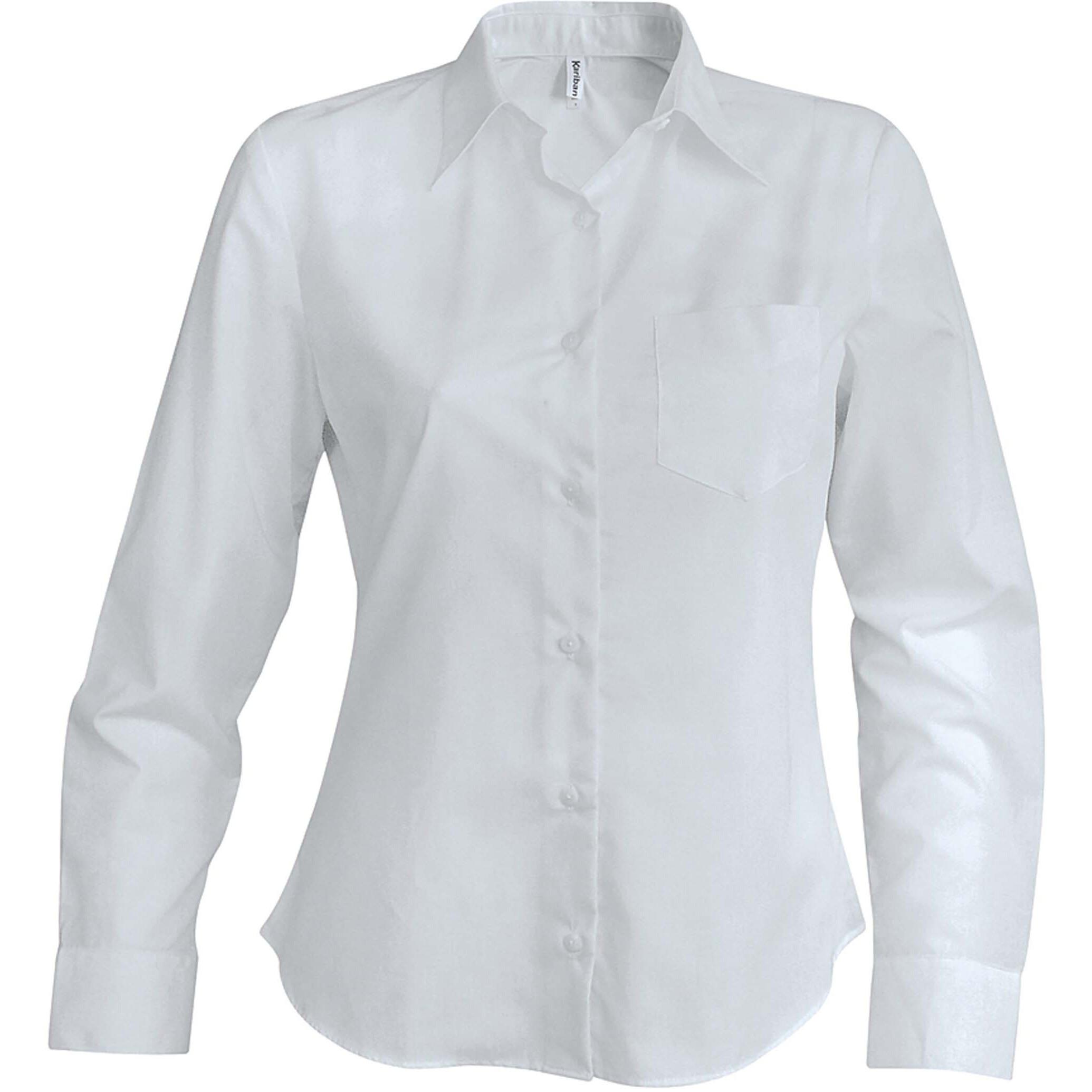 Kariban  camicia a maniche lunghe da blanc blanc 