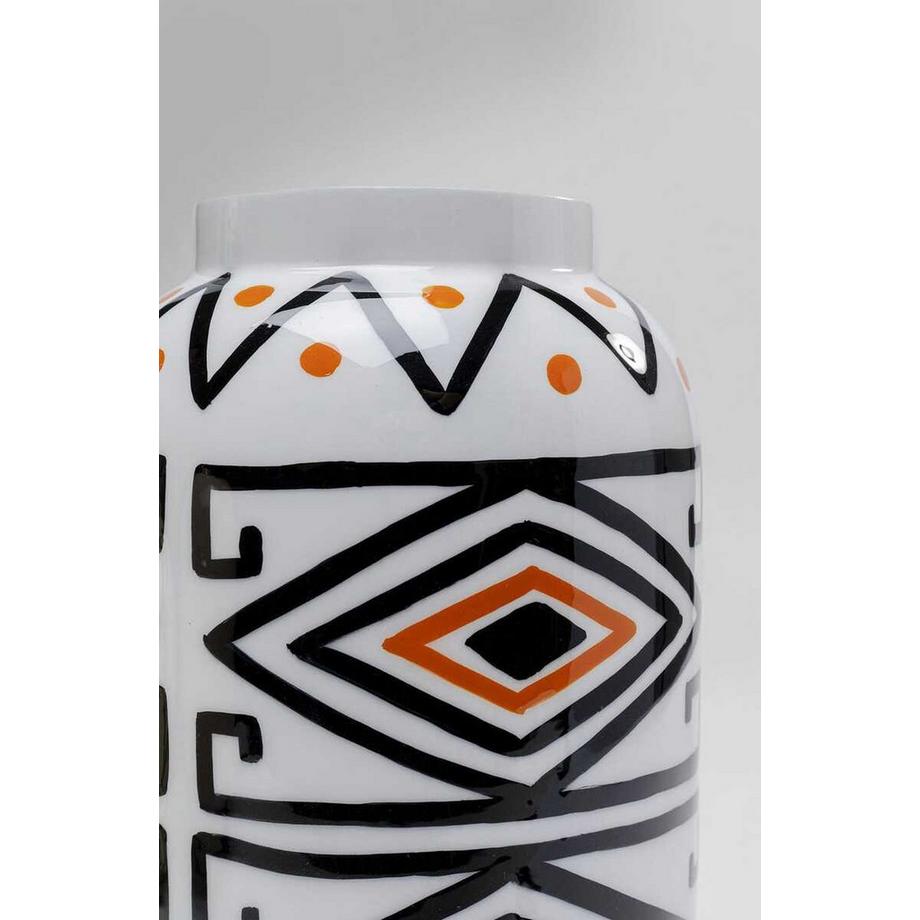 KARE Design Vase Bohemian blanc-orange 29  