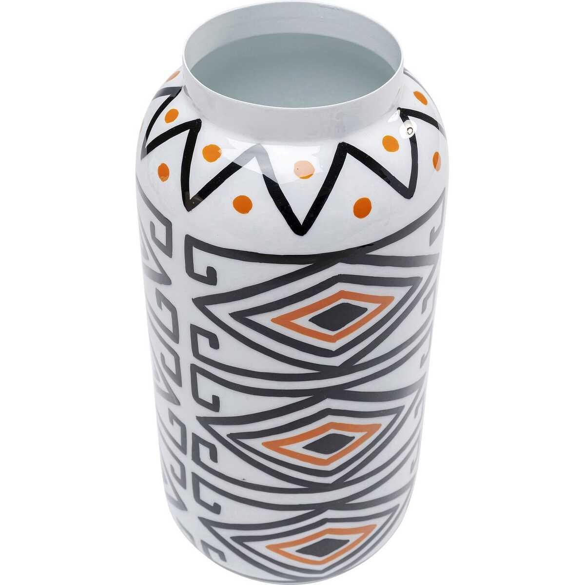 KARE Design Vase Bohemian blanc-orange 29  