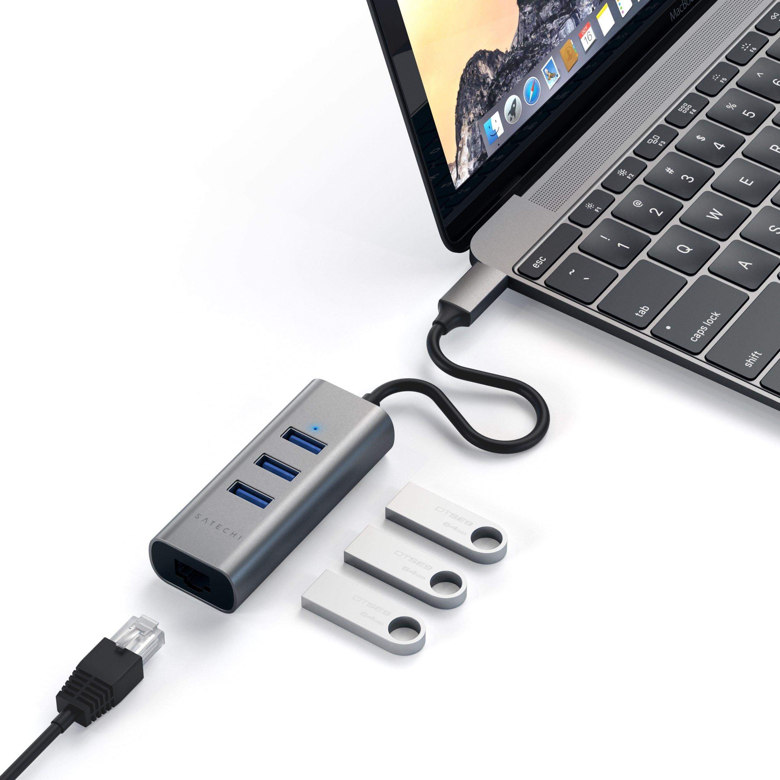 SATECHI  USB-C Alu Hub 